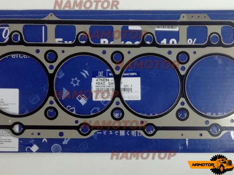 Прокладка ГБЦ. Неоригинал, для YANMAR, KOMATSU 129900-01331, 129900-01330, YA102M1 4D94E, 4TNE94 Metal (спецтехн)